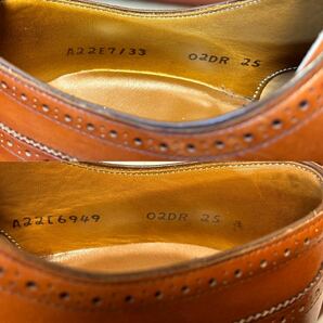 【送料無料・25.0cm】リーガル 02DRCD ストレートチップ ブラウン アノネイ REGAL 革靴 レザーシューズ 本革 紳士靴 ビジネスシューズの画像7