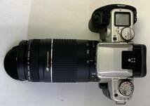 1円～【中古/美品/動作保証】 Canon キヤノン EOS 55 一眼レフフィルムカメラ CANON ZOOM LENS EF 75-300㎜ 1:4-5.6 _画像3