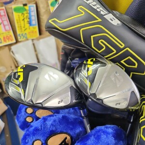 【中古品】ブリジストンユーティリティ(R)　2本セット　22°&25°　JGR　TOUR【B】