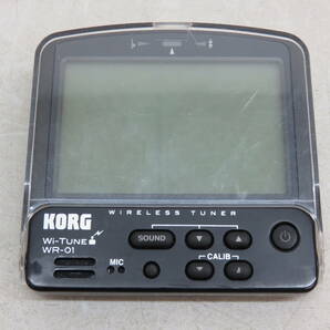 KORG WR-01 Wi-tune ワイヤレスチューナー チューナー本体 動作品 中古 の画像4