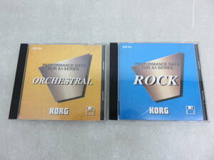KORG サウンドディスク サウンドライブラリー Xシリーズ iシリーズ用 XIP-01 XIP-04 現状品