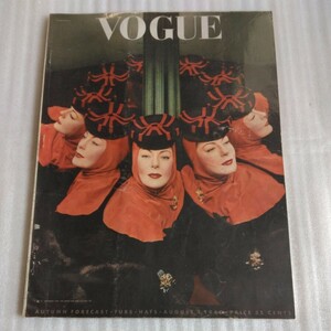 VOGUE ヴォーグ 1940年　August 1　ホルスト　トニー・フリッセル　ヴィンテージ　アメリカ　ファッション雑誌