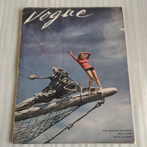 VOGUE ヴォーグ 1940年　July 1　トニー・フリッセル　ホルスト　アンドレ・ダースト　ヴィンテージ　アメリカ　ファッション雑誌