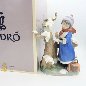 【絶版】 リヤドロ LLADRO No.5287　霜の朝 WINTER FROST スペイン製 置物 フィギュリン