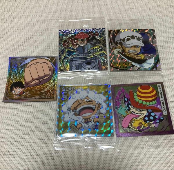 ウエハース シール ワンピース ONE PIECE 5点セット