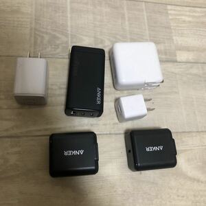 一円から　Anker充電器　6個まとめ