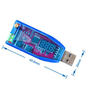 1078 | USB 1.0V-24V 昇降圧電源電圧レギュレータモジュール(1個) 文字盤:緑色の画像2