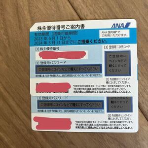 ANA 優待券　2枚