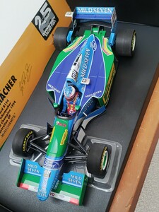 ☆稀少品！海外平行輸入別注箱！ PMA1/18 ベネトン フォード В194 最終戦オーストラリアGP #5 M.シューマッハ ワールドチャンピオン☆