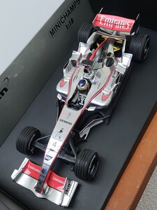 ☆ 稀少品！PMA1/18 マクラーレン メルセデス MP4/21 ハンガリーGP 2位 表彰台 2006年 #4 P.デフロサ limited edition 1188pcs. ☆