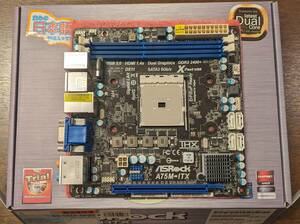 ASRock A75M-ITX（FM1、Mini-ITX、DDR3）CPU（A6 3670）、メモリ(8GBx2)付き