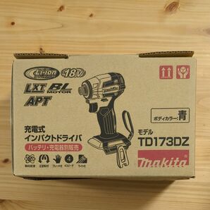 makita マキタ 18V充電式インパクトドライバ TD173DZ 青　1台