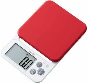  free shipping /tanita[KJ-212-RD] red digital cooking scale / cover .../ compact /2kg measurement /TANITA/ new goods unused unopened 