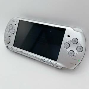 SONY PSP プレイステーションポータブル シルバー PSP-3000 ジャンク品 部品取り　