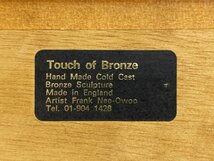 ● Touch of Bronze ブロンズ スカルプチャー 彫刻 ウォールアート フランシス・クワティ・ニーオ Francis Kwatei Nee-owoo 額装品_画像8