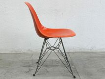 〓 ハーマンミラー Herman Miller サイドシェルチェア セカンド 2nd FRP オレンジ エッフェルベース イームズ ミッドセンチュリー_画像5