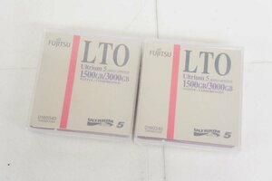 未使用 FUJITSU 富士通 LTO 1500GB/3000GB データカートリッジ2個セット Ultrium 5