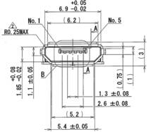 送料84円～ MicroUSBコネクタ 表面実装 メス マイクロB 修理交換 MicroB Micro-B マイクロUSB 電子部品_画像6