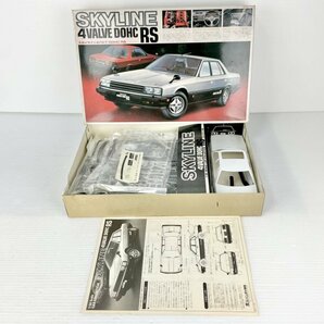 《未組立品》BANDAI バンダイ/1:20 Scale CAR COLEECTION/SKYLINE 4VALVE DOHC RS/スカイライン 4バルブ/プラモデル/EK06DTY004の画像6