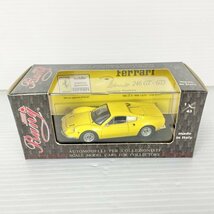 《現状品》Bang バン/1:43/FERRARI フェラーリ/DINO ディーノ/246 GT/HIGH QUALITY MODEL/イエロー/黄/ミニカー/GH06D12MC005_画像1