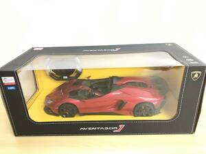 114(8-24) 1 jpy start 1/12 RC Lamborghini Aventador J( red ) 40MHz specification operation not yet verification present condition goods 