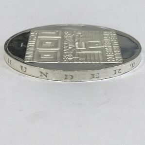 1円スタート 美品 1975年 オーストリア 100シリング銀貨 国家条約 20周年 記念銀貨 独立回復 ※説明文内画像有りますの画像8