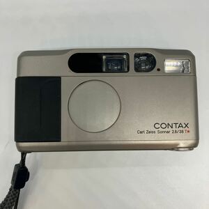 CONTAX コンタックス T 2 チタン　フィルムカメラ コンパクトカメラ チタンシルバー Carl Zeiss Sonnar 2.8/38 1万スタート　