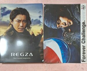 小栗旬 　A4クリアファイル　REGZA 　Pepsi 　鎌倉殿の13人主演