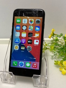 現状 ジャンク 液晶割れ SIMフリー iPhone 7 128GB ブラック MNCK2J/A (NNCK2J/A) 操作可 A5701