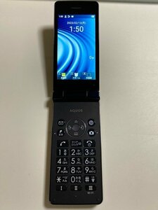 使用少ない AQUOS ケータイ4［A205SH］ブラック★ SoftBank版SIMフリー★ 携帯電話 Y4