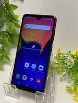 SIMフリー☆ Samsung Galaxy A20 SCV46 ブラック★ au SIMロック解除済み Android 11 ※パネルちょい浮き 送料無料 A5715_画像2