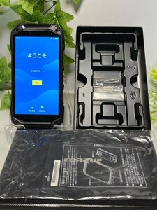 液晶傷なし TORQUE G04 KYV46 ブラック 64GB au SIMフリー 【付属品 完備】防水/防湿/海水・塩水・温水耐久 ※充電キャップ浮き Y14