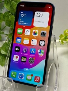 1円～ 展示 デモ機 ソフトバンク版のみ Apple iPhone12 mini 64GB ブルー A2398 3H478J/A (MGAP3J/A) バッテリ93% 現品のみ A5641