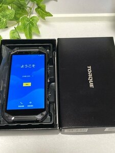 液晶美品 TORQUE G04 KYV46 ブラック 64GB au SIMフリー 【付属品 完備】防水/防湿/海水・塩水・温水耐久 ※角ダメージ Y16