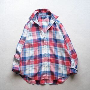 POLO RALPH LAUREN ポロ ラルフローレン リネンシャツ マドラスチェックシャツ RELAXED FIT リラックスドフィット 長袖シャツ 羽織り