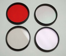 Canon Kenko MCレンズフィルター　52mm 4枚　SKYLIGHT RED 1A 1B R1 ケース2個付_画像8