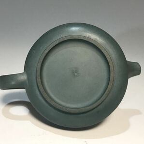 コレクター旧蔵品 緑泥紫砂 急須 中国宜興 茶道具 時代物 の画像9