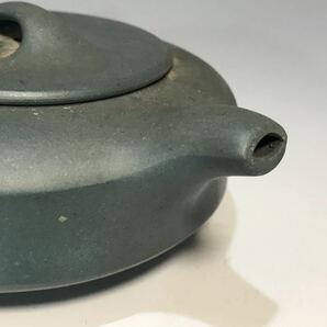 コレクター旧蔵品 緑泥紫砂 急須 中国宜興 茶道具 時代物 の画像8