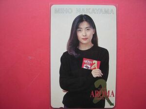 中山美穂　ロッテ　AROMA　110-147215　未使用テレカ