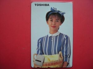 中山美穂　東芝　TOSHIBA　未使用テレカ