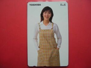 松たか子　東芝　E&E　未使用テレカ　②