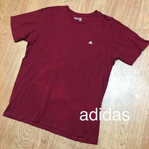 ＊USA直輸入＊adidas / アディダス ◆ size L/G 半袖 Tシャツ トップス ＊ ロゴプリント // 古着 USED アメカジ ストリート スポーツMIX