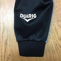 〈DUARIG〉デュアリグ ■* メンズ size S / 黒 ロゴプリント 長袖 トラックトップ フルジップ ジャージ ジャケット / スポーツウエア_画像8