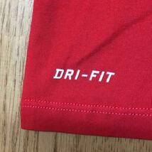 ＊USA直輸入＊〈NIKE 〉DRY-FIT ナイキ ◆ size M / 赤 半袖 Tシャツ トップス ◇ ロゴプリント JUST FLY スポーツウェア カジュアル_画像3