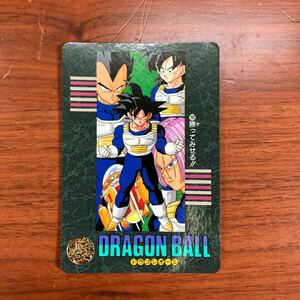 D47 ドラゴンボールZ 当時物 ビジュアルアドベンチャー カードダス 1992 No.208 勝ってみせる！！