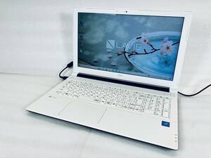 R7773C【USED】NEC NS100/G PC-NS100G2W 15.6型/Celeron 3855U/メモリ4GB/HDD500GB/DVD-RW/officeH&B/WebCam/Bluetooth/