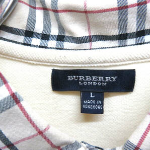 BURBERRY LONDON バーバリー ポロシャツ ノバチェック  Lサイズの画像3