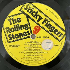 ★［英原盤］The Rolling Stones/Sticky Fingers UKオリジナル★超希少初回マト3/3！★美ジャケ！★超メガレア！★全曲再生確認済み！の画像3
