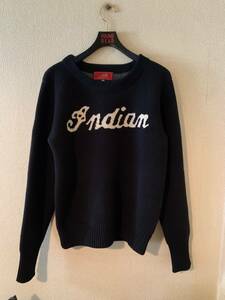 Indian インディアン 1940 MOTOCYCLE sweater ブラック　M 新品未使用