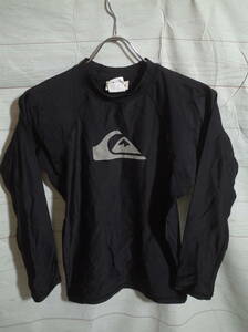 メンズ pj829 QUIKSILVER クイックシルバー ハイネック 長袖 コンプレッションシャツ Tシャツ L ブラック 黒 